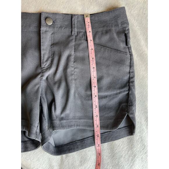 Flylow Women’s large corduroy dark gray shorts classic cords beach leisure - Picture 3 of 6